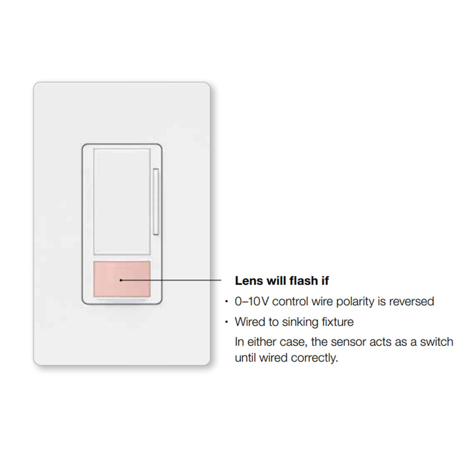 Maestro 120-277V Vacancy Motion Sensor Switch with 0-10V Dimmer PIR, 3-Way/Multi-Location, Light Almond