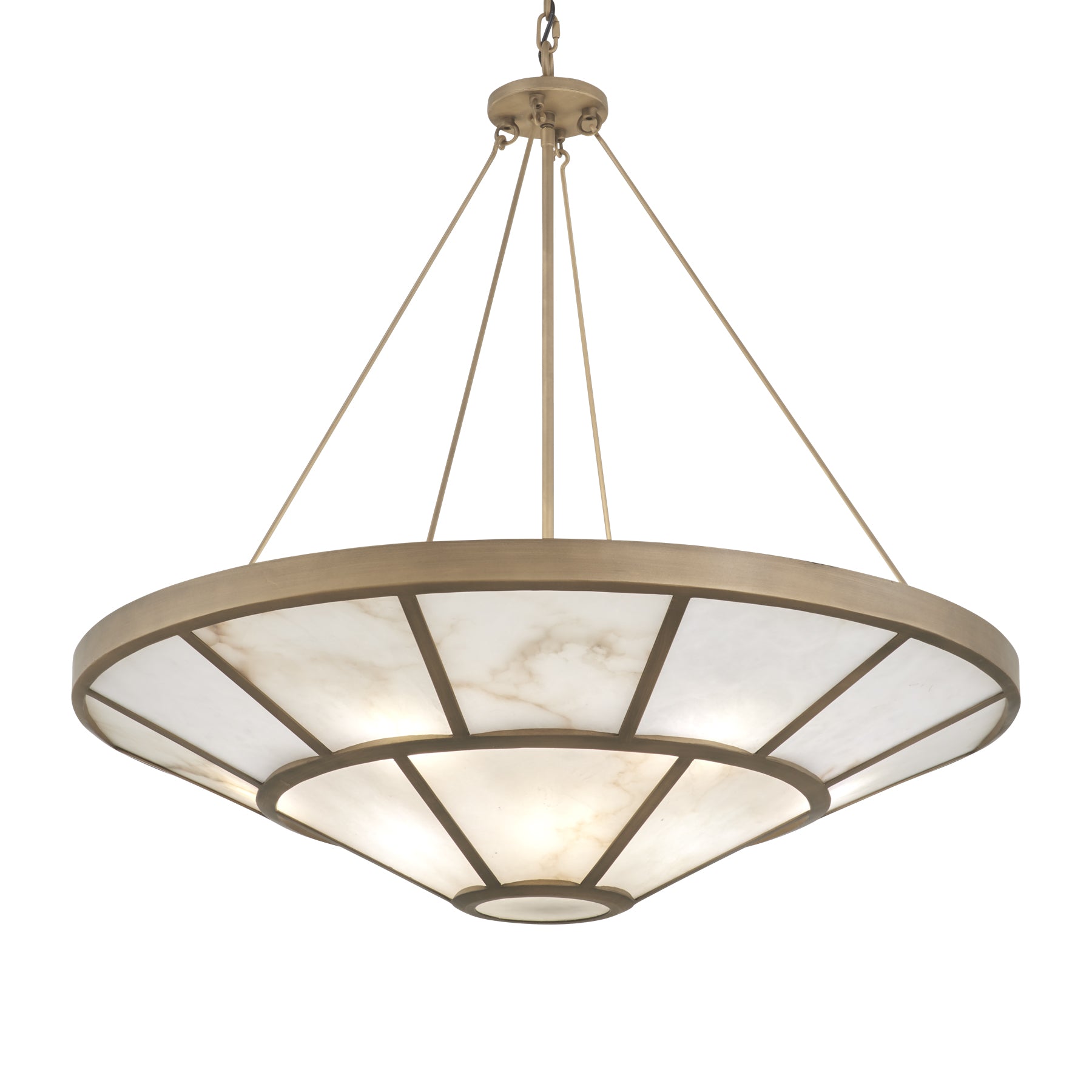 Istria 37" 12 Lights Pendant Light Gold Finish - Bees Lighting