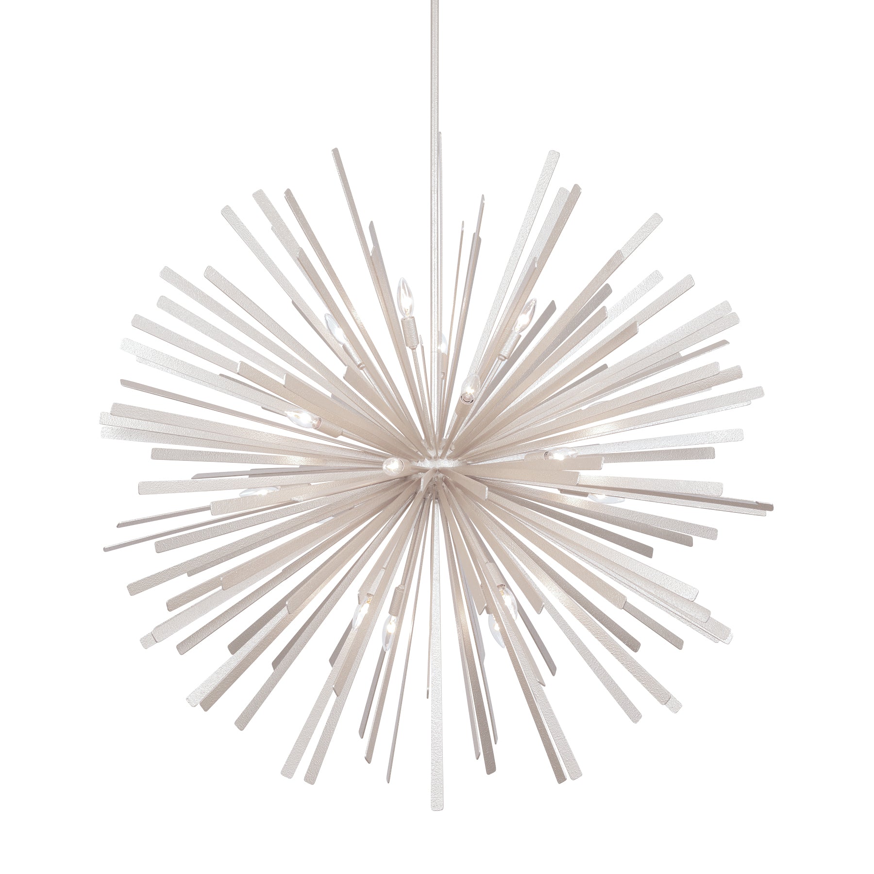 Confluence 48" 20 Lights Pendant Light White Finish - Bees Lighting