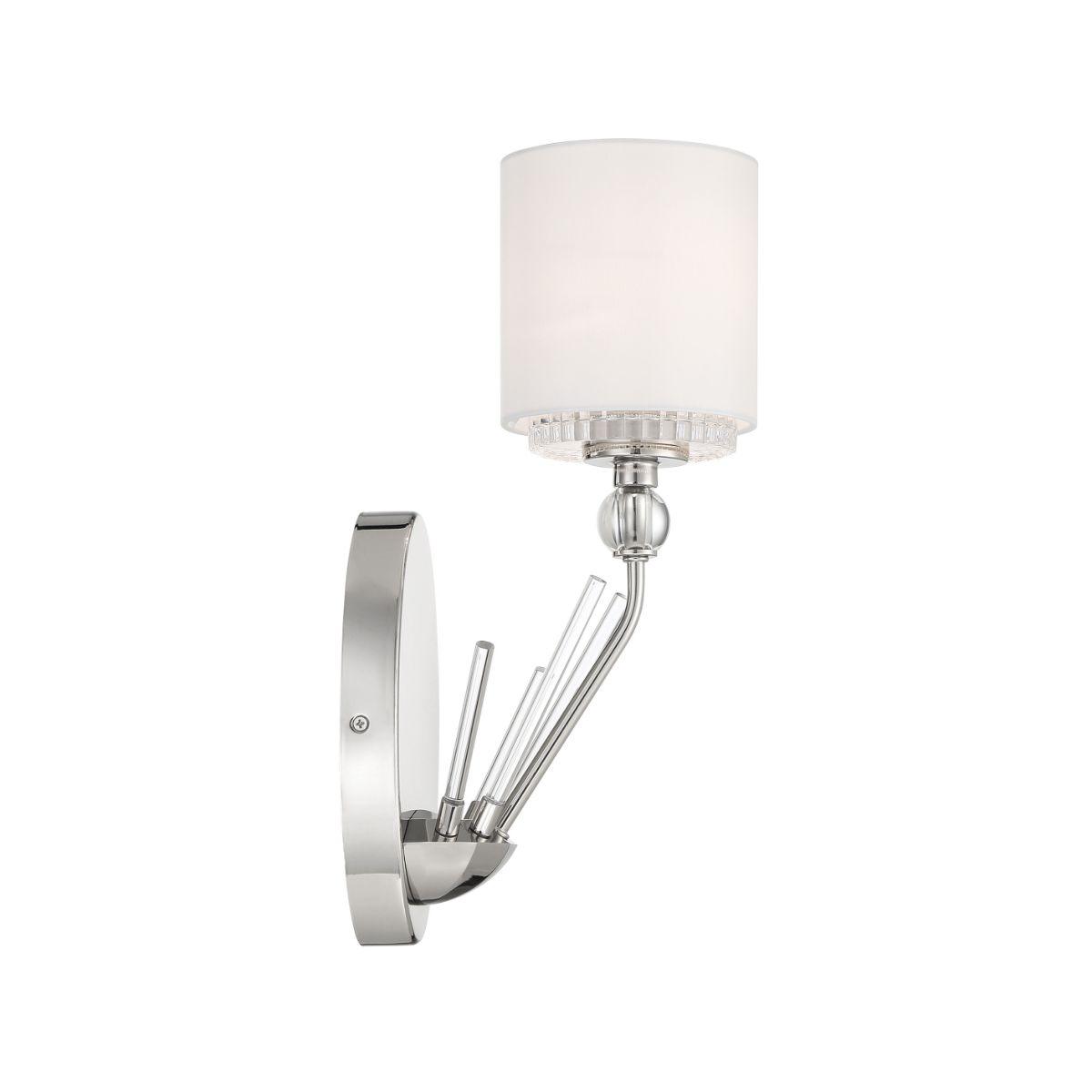 Sutton 16 in. Armed Sconce Polished Nickel Finish - Bees Lighting