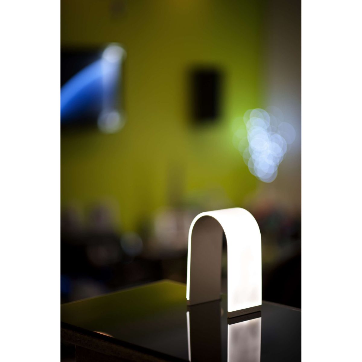 Mr. n Silver Transitional LED Desk Lamp with USB Port