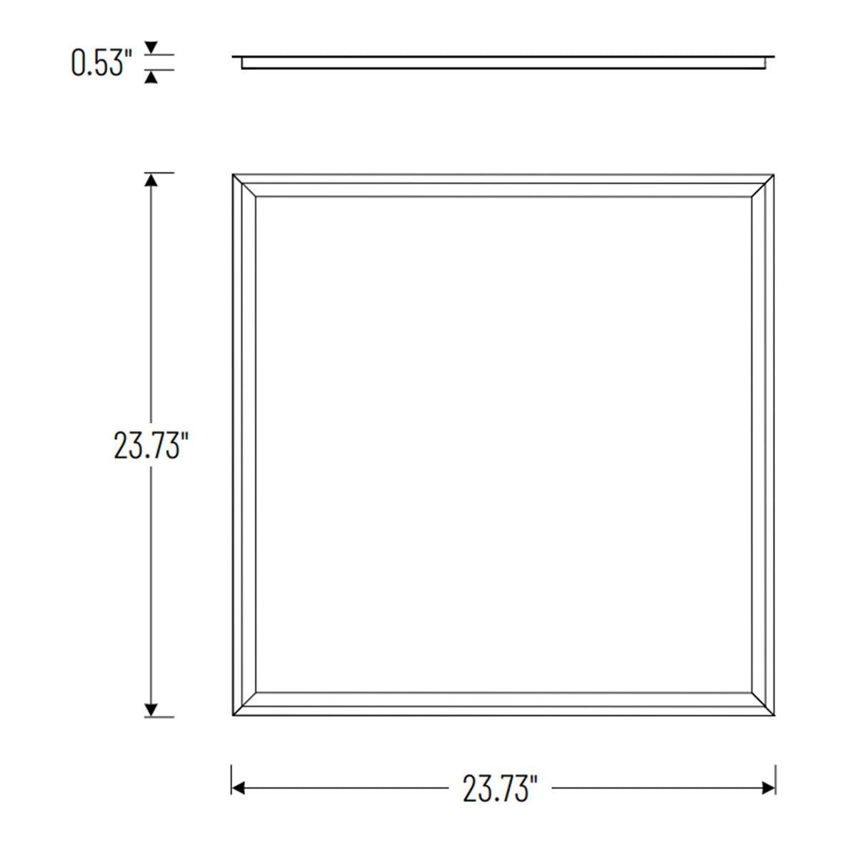 2x2 LED Frame Lights, 4000/4400/5000 Lumens, 30W/35W/40W, 35K/40K/50K, 120-277V - Bees Lighting