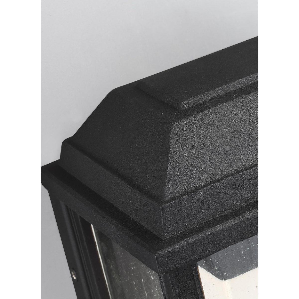 McHenry 12 In. LED Outdoor Wall Sconce Black Finish - Bees Lighting