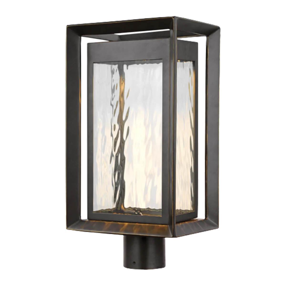 Urbandale 19 In. LED Lantern Head Antique Bronze finish - Bees Lighting