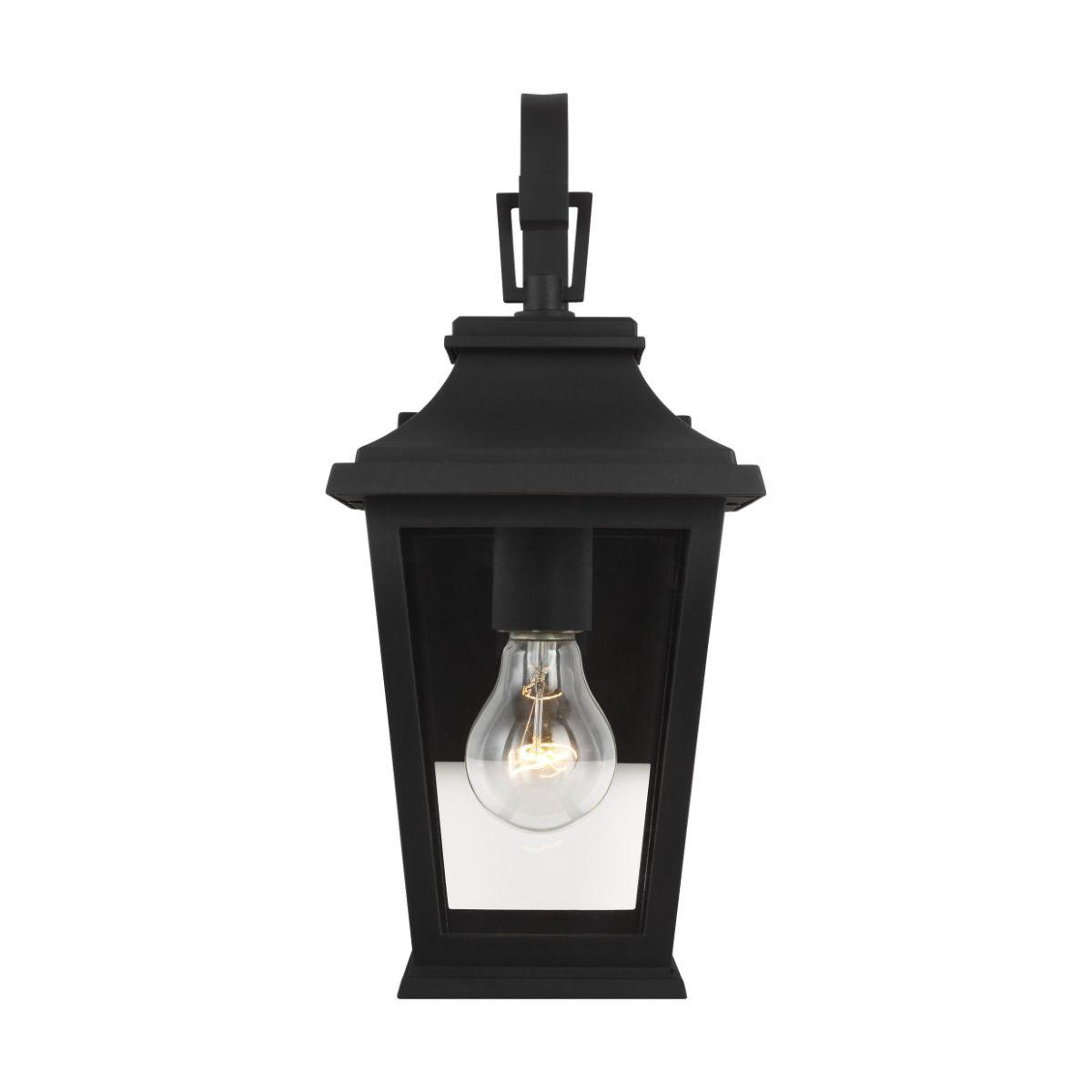 Warren Mini 14 In. Outdoor Wall Light Black Finish - Bees Lighting