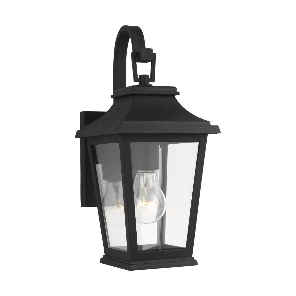 Warren Mini 14 In. Outdoor Wall Light Black Finish - Bees Lighting