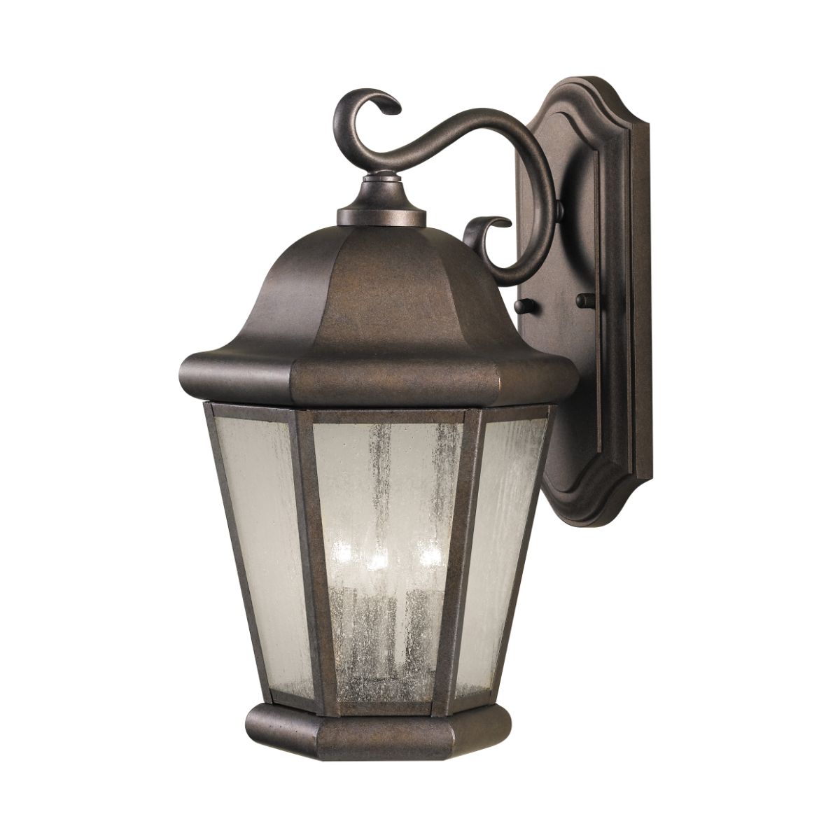 Martinsville 17 In. 3 lights Outdoor Wall Light Bronze Finish