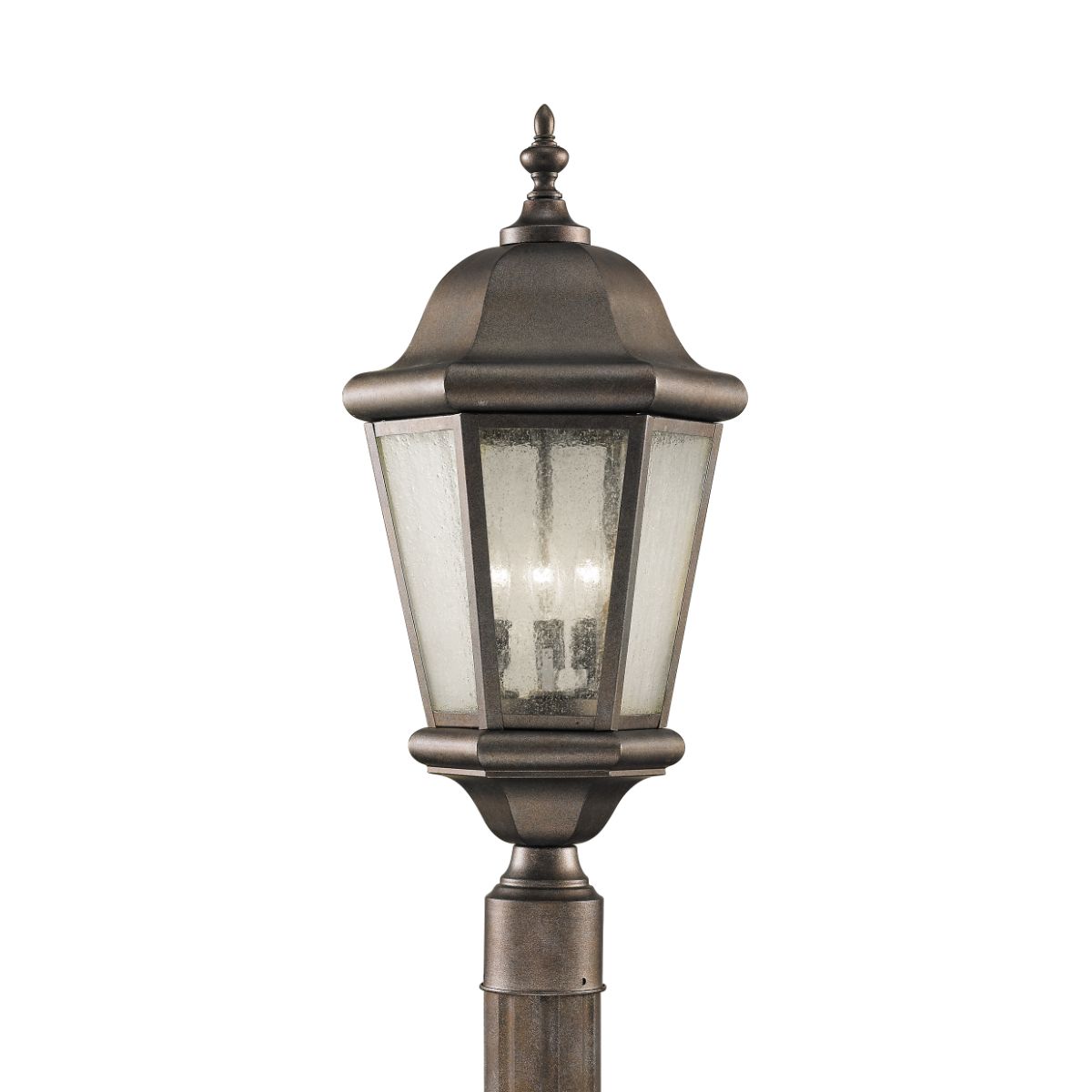 Martinsville 10" 3 lights lantern head bronze finish