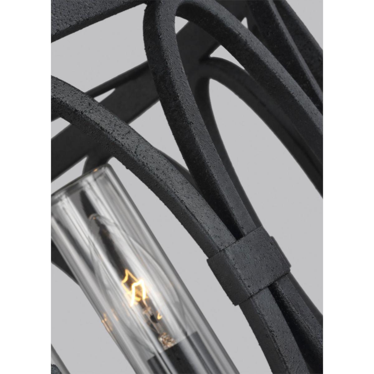 Patrice 5 Lights 21 in. Outdoor ChandelierGray finish - Bees Lighting