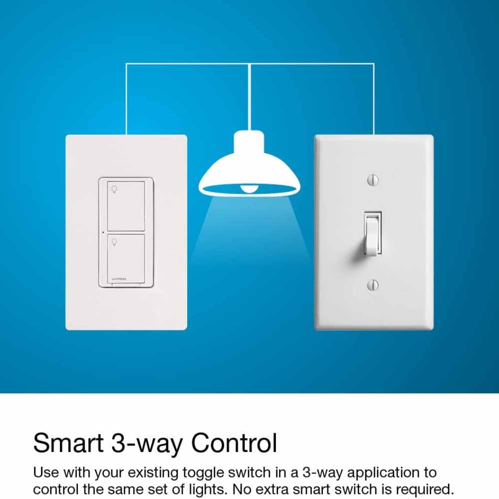 Caseta Wireless Smart Dimmer Switch (2 count) Smart Bridge, Pico Pedestals and Remote Control Kit - Bees Lighting