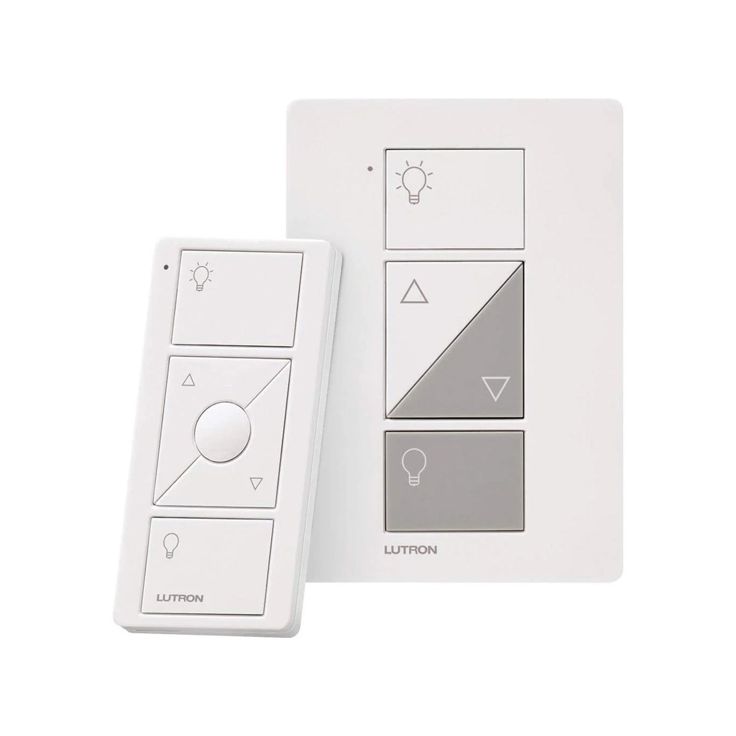 Caseta Wireless Smart Plug Lamp Dimmer and Pico Remote Kit, White