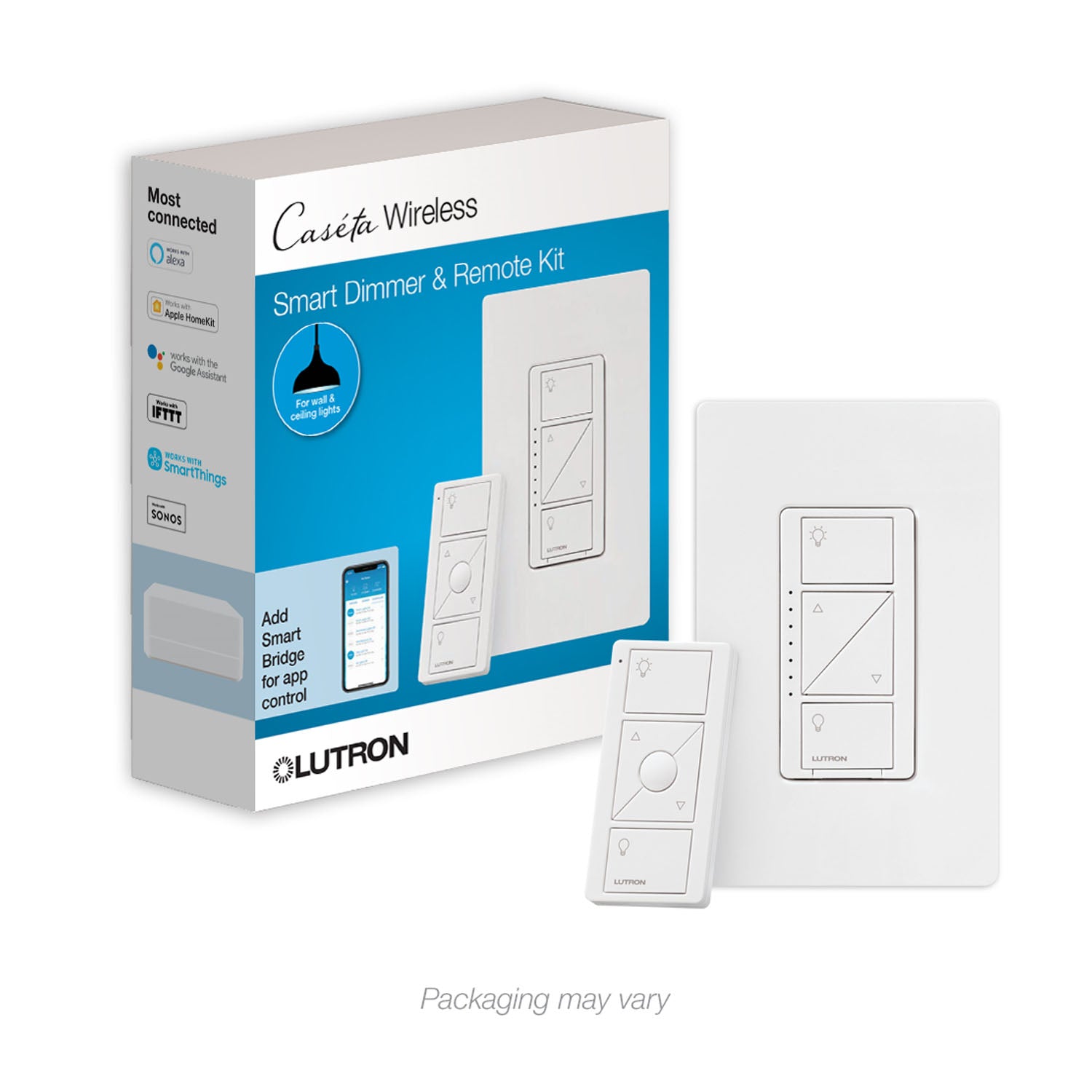 Caseta Wireless Smart Dimmer Switch and Pico Remote Control Kit