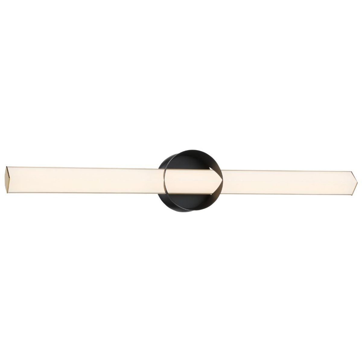 Inner Circle 30 in. LED Bath Bar Gold & Black finish