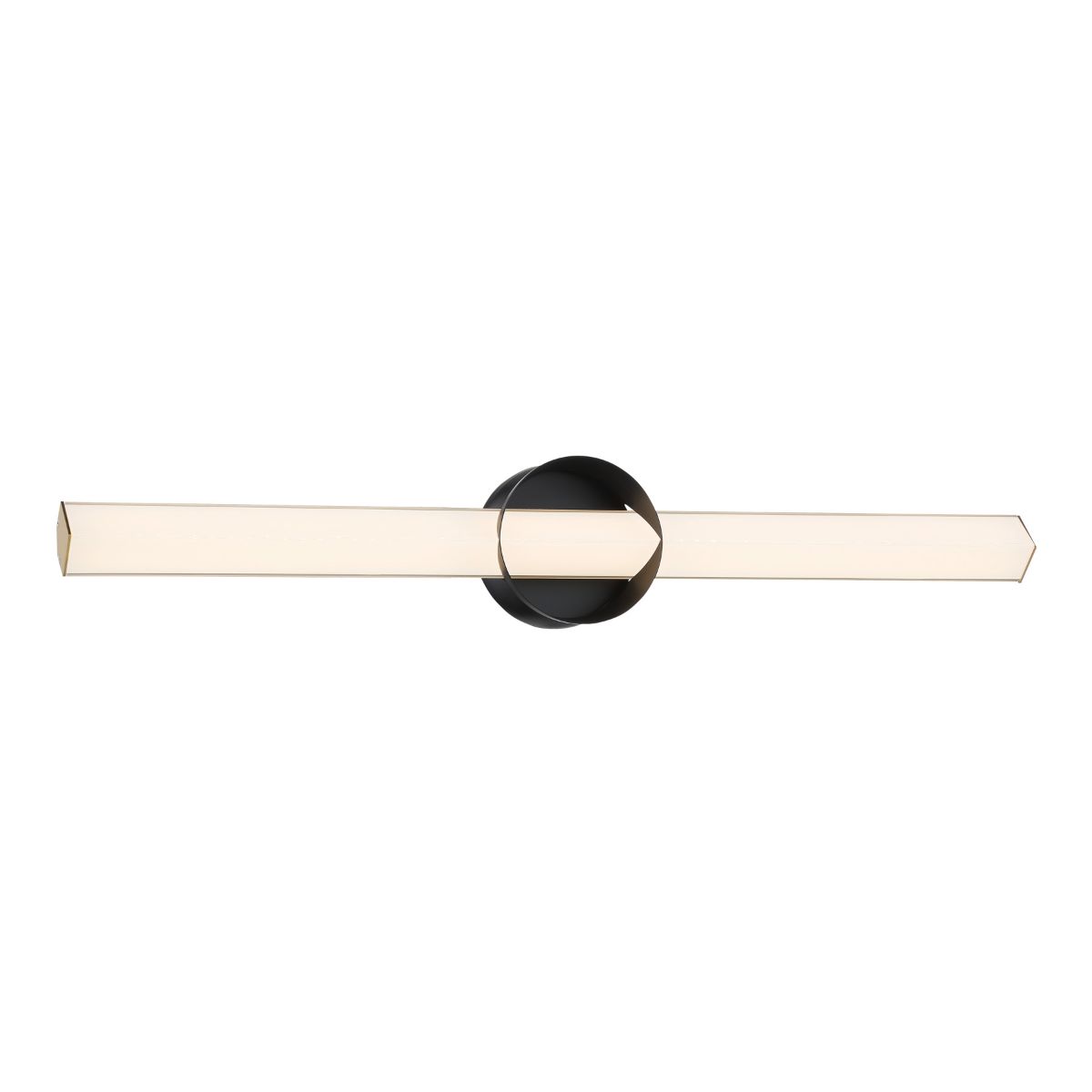 Inner Circle 30 in. LED Bath Bar Gold & Black finish