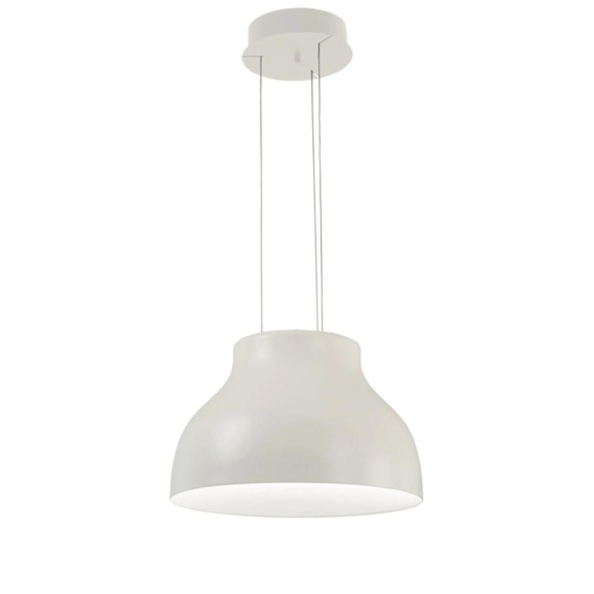 Kettle Up 17 in. LED Pendant Light Matte White finish - Bees Lighting