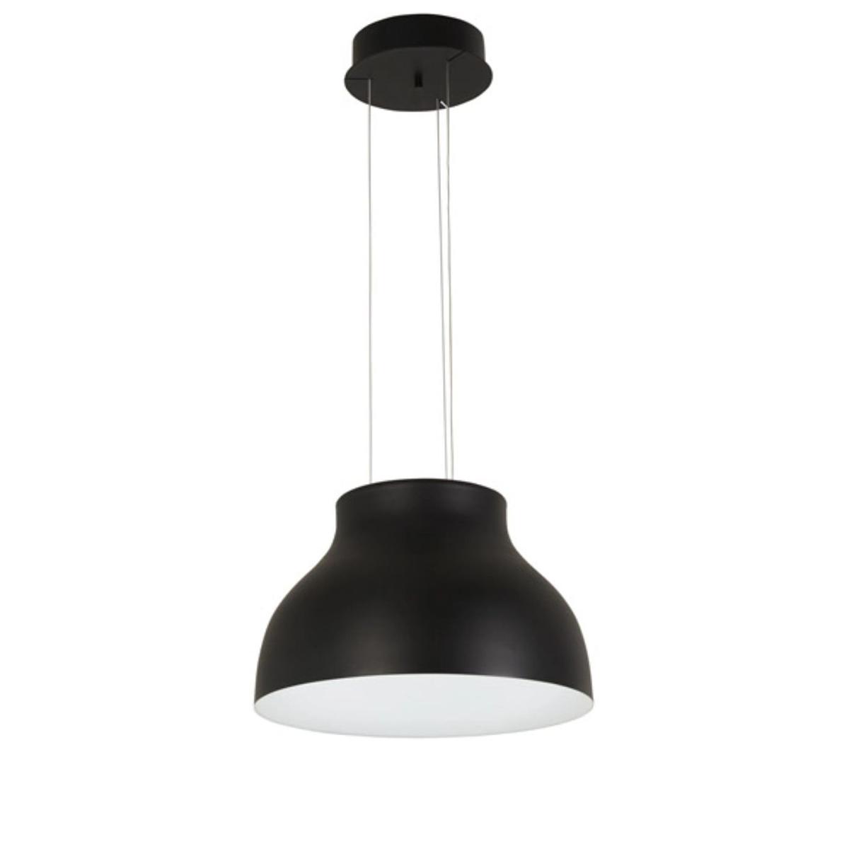 Kettle Up 17 in. LED Pendant Light Black finish - Bees Lighting