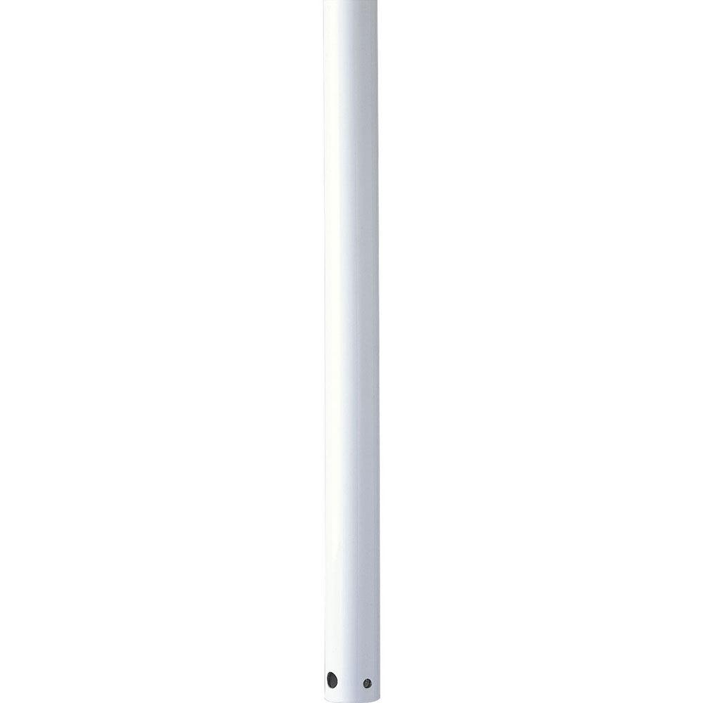 12 Inch and 1 Inch O.D. Ceiling Fan Downrod White - Bees Lighting