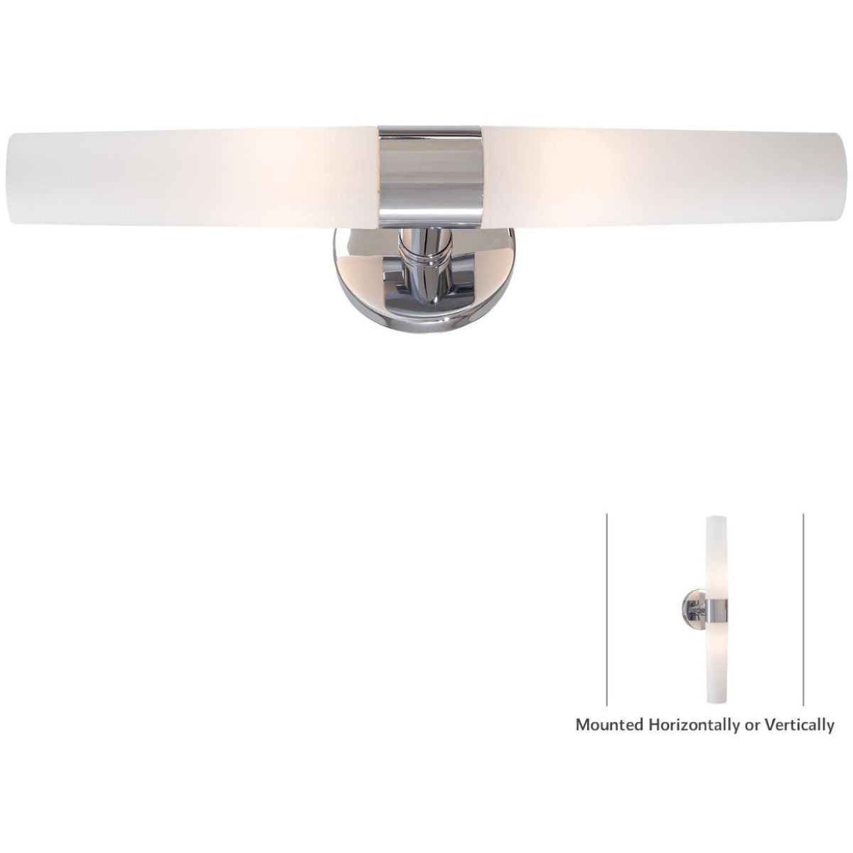 Saber 20 in. 2 Lights Bath Bar Chrome finish - Bees Lighting