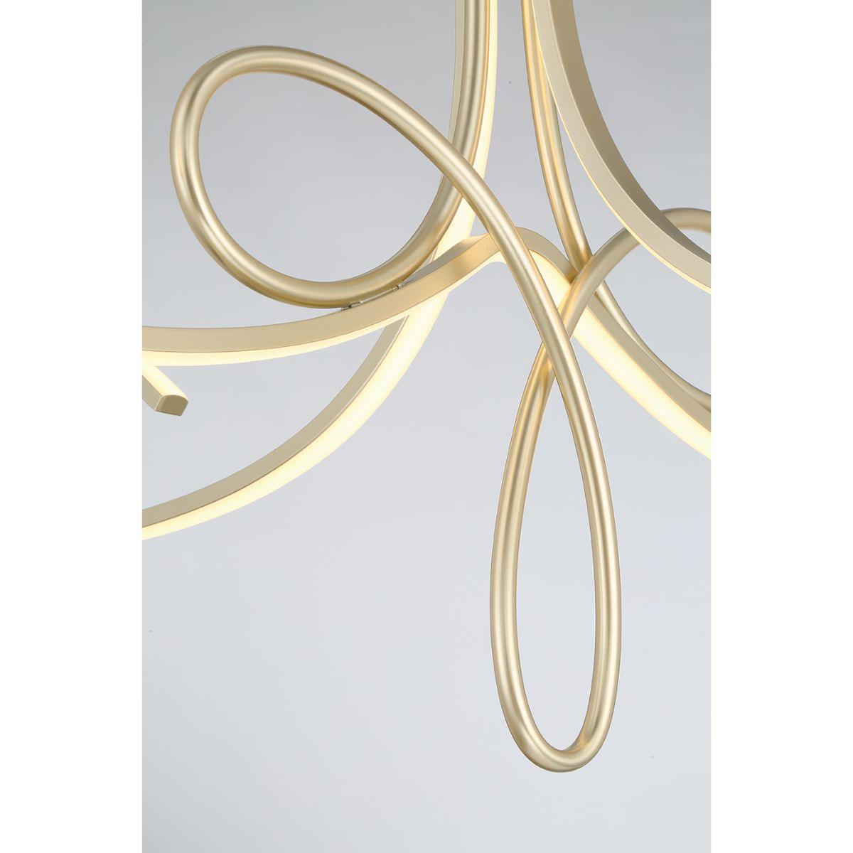 Astor 32 in. LED Chandelier Gold finish - Bees Lighting