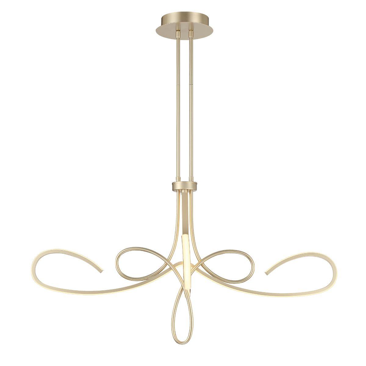 Astor 38 in. LED Chandelier Gold finish - Bees Lighting