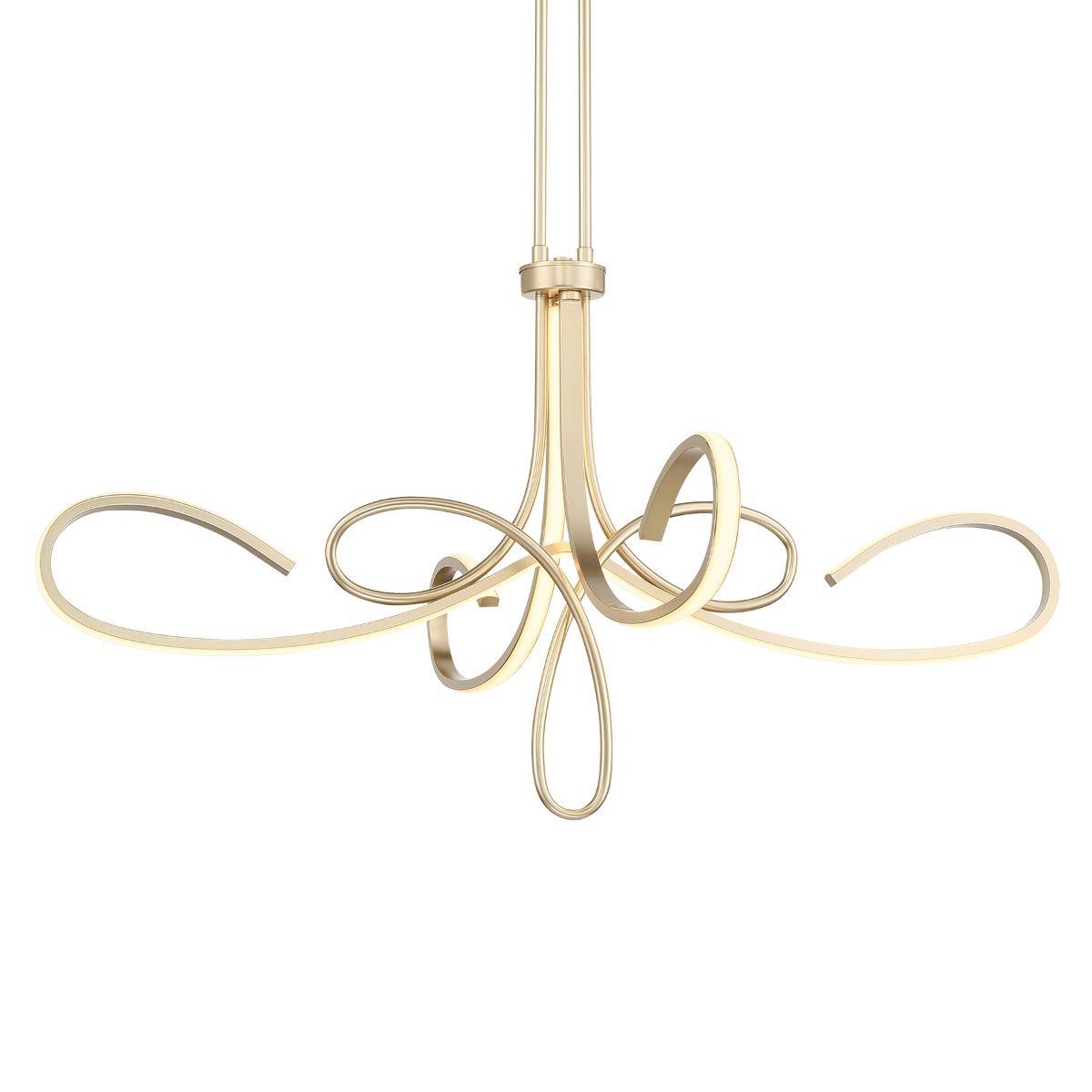 Astor 38 in. LED Chandelier Gold finish - Bees Lighting