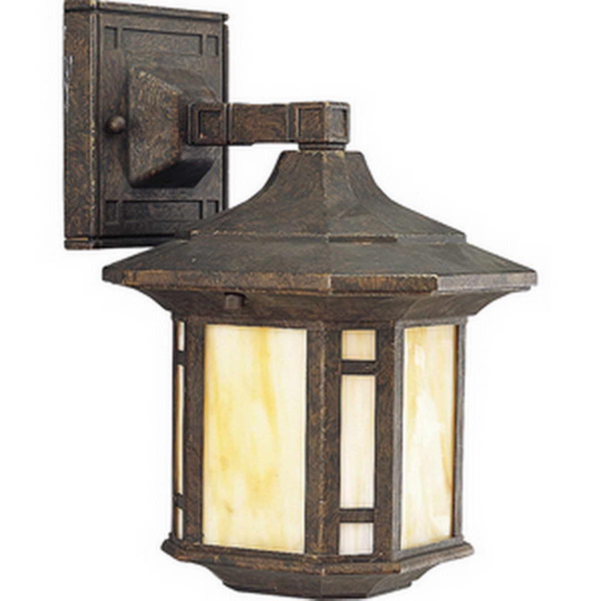 Arts And Crafts 11 in. Outdoor Wall Light Bronze Finish - Bees Lighting