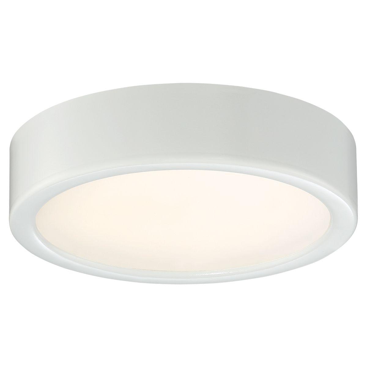 6 in. LED Flush Mount White finish - Bees Lighting