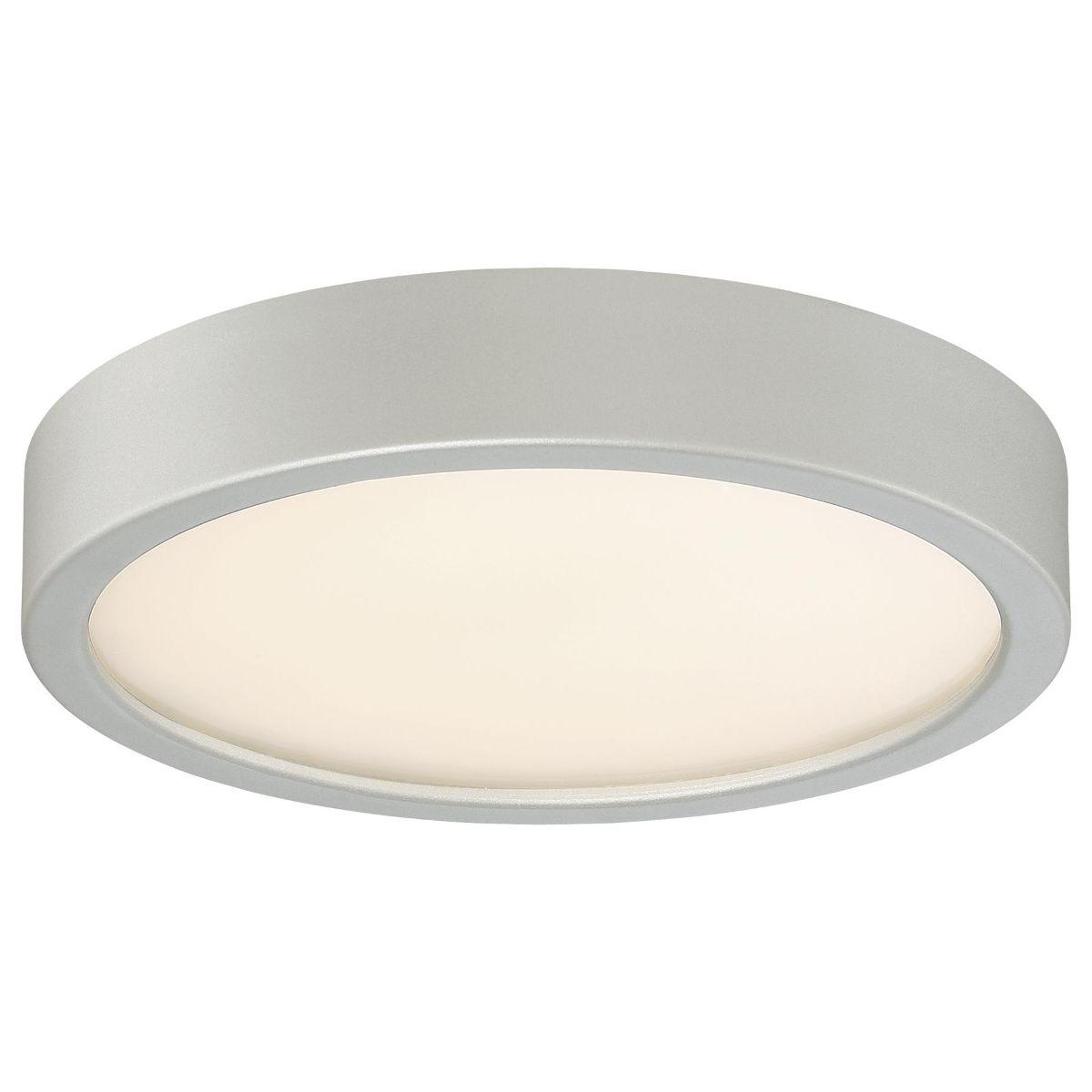 8 in. LED Flush Mount Silver finish - Bees Lighting