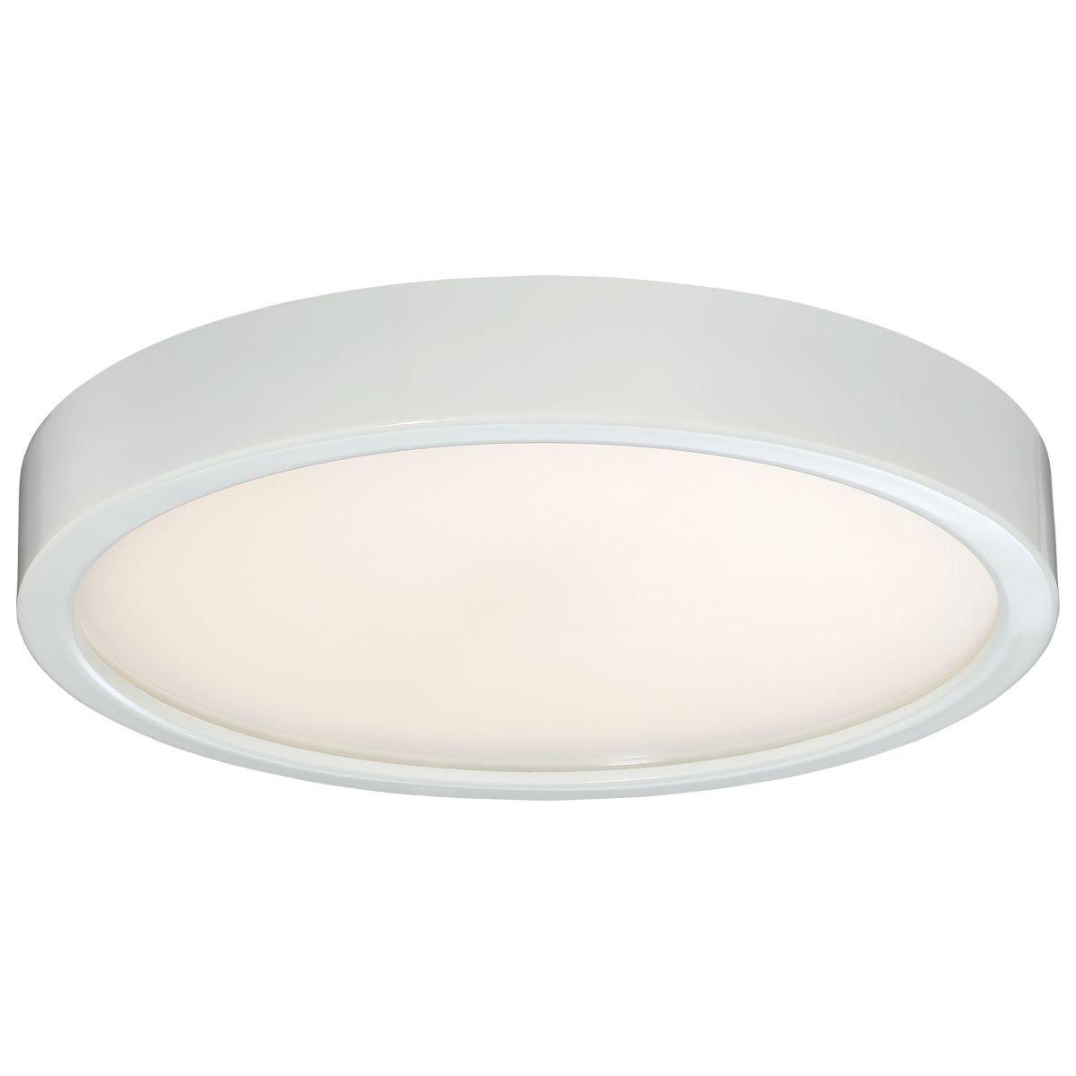 10 in. LED Flush Mount White finish - Bees Lighting