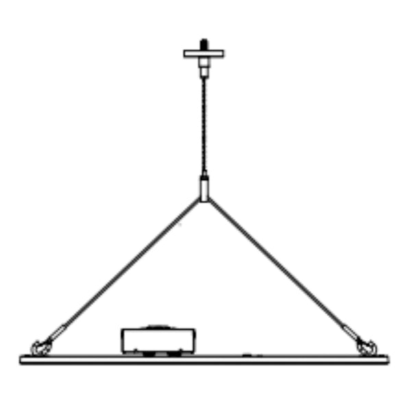 Lithonia PAC 2DNF 36 - 2x2 36in Aircraft Kit - Bees Lighting