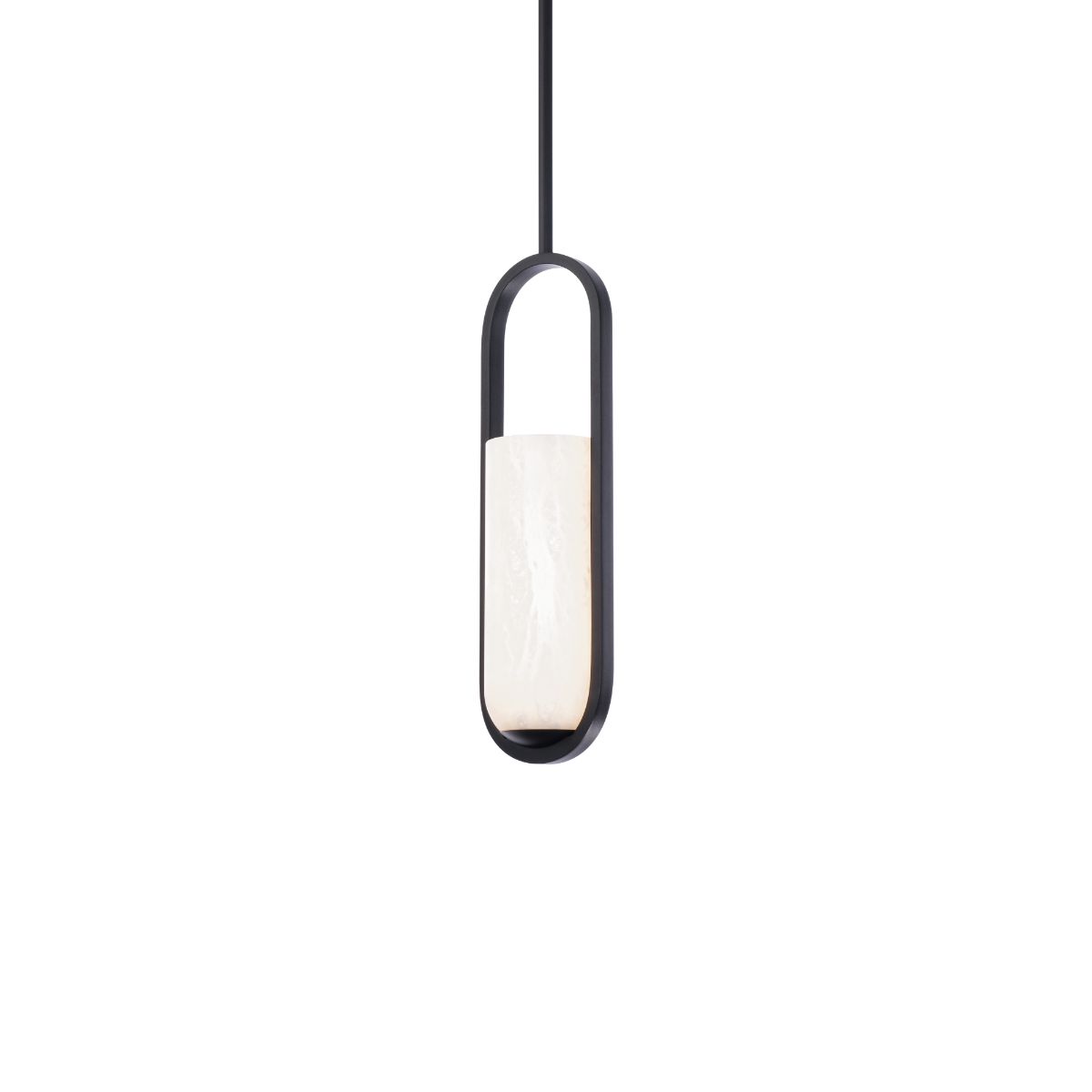 Rollins 5 in. LED Pendant Light Black finish - Bees Lighting