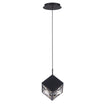 WAC Lighting PD-29308-BK Ice Cube 6 in. LED Pendant Light Black finish