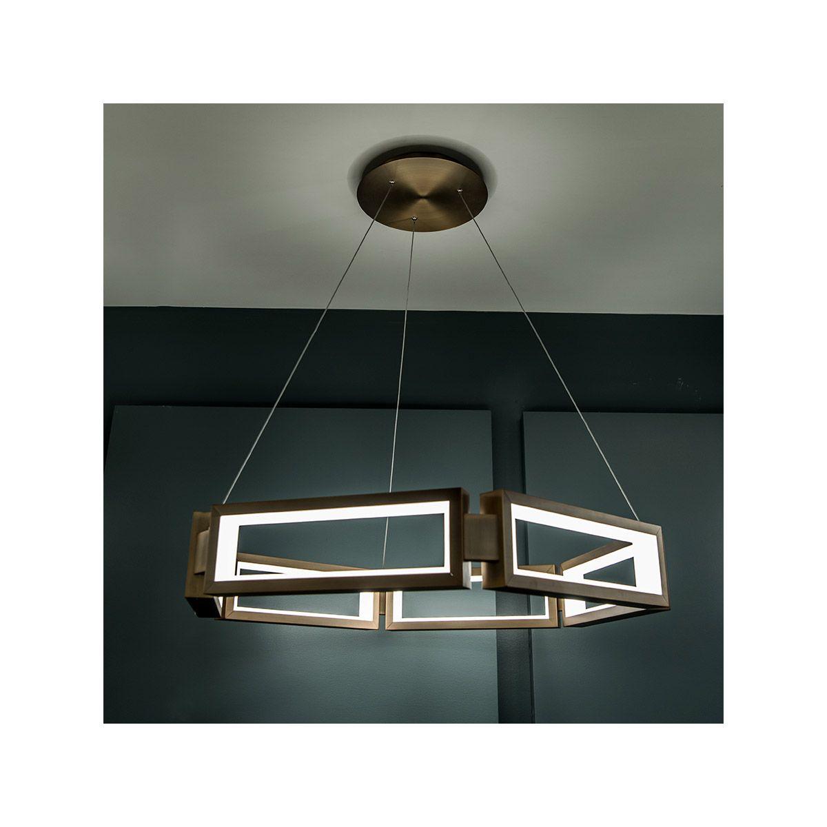 Mies 36 in. LED Pendant Light - Bees Lighting