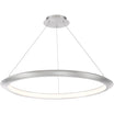 The Ring 36 in. LED Chandelier 3500K Aluminum Finish - Bees Lighting