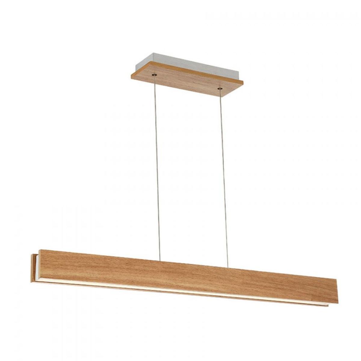 Drift 38 in. LED Pendant Light Almond Finish