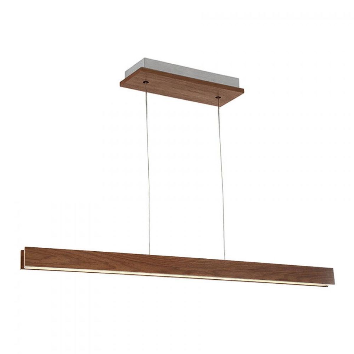 Drift 56 in. LED Pendant Light Brown Finish - Bees Lighting