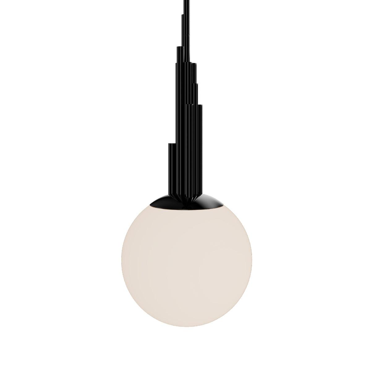 Sybil 10" LED Pendant Light, 2700K, Aged Brass Finish