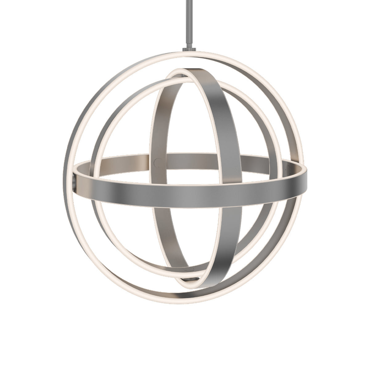 Kinetic 28" LED Pendant Light, Titanium Finish