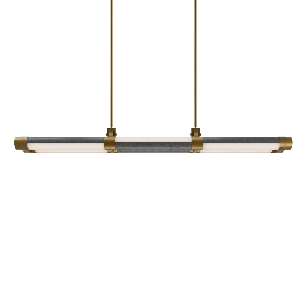 Catania 48" LED Pendant Light, 2700K, Aged Brass Finish