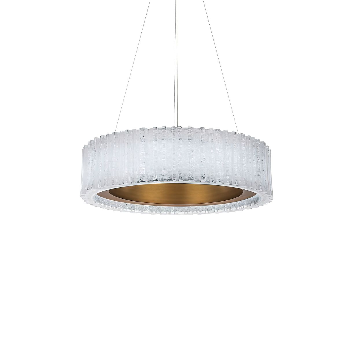 Rhiannon 28 in. LED Pendant Light Brass Finish - Bees Lighting