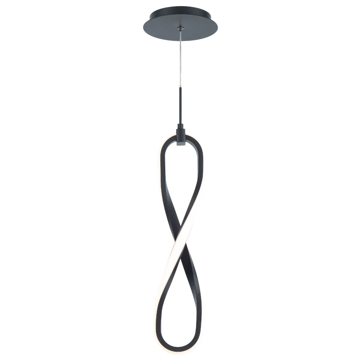 Marise 4 in. LED Pendant Light Black Finish