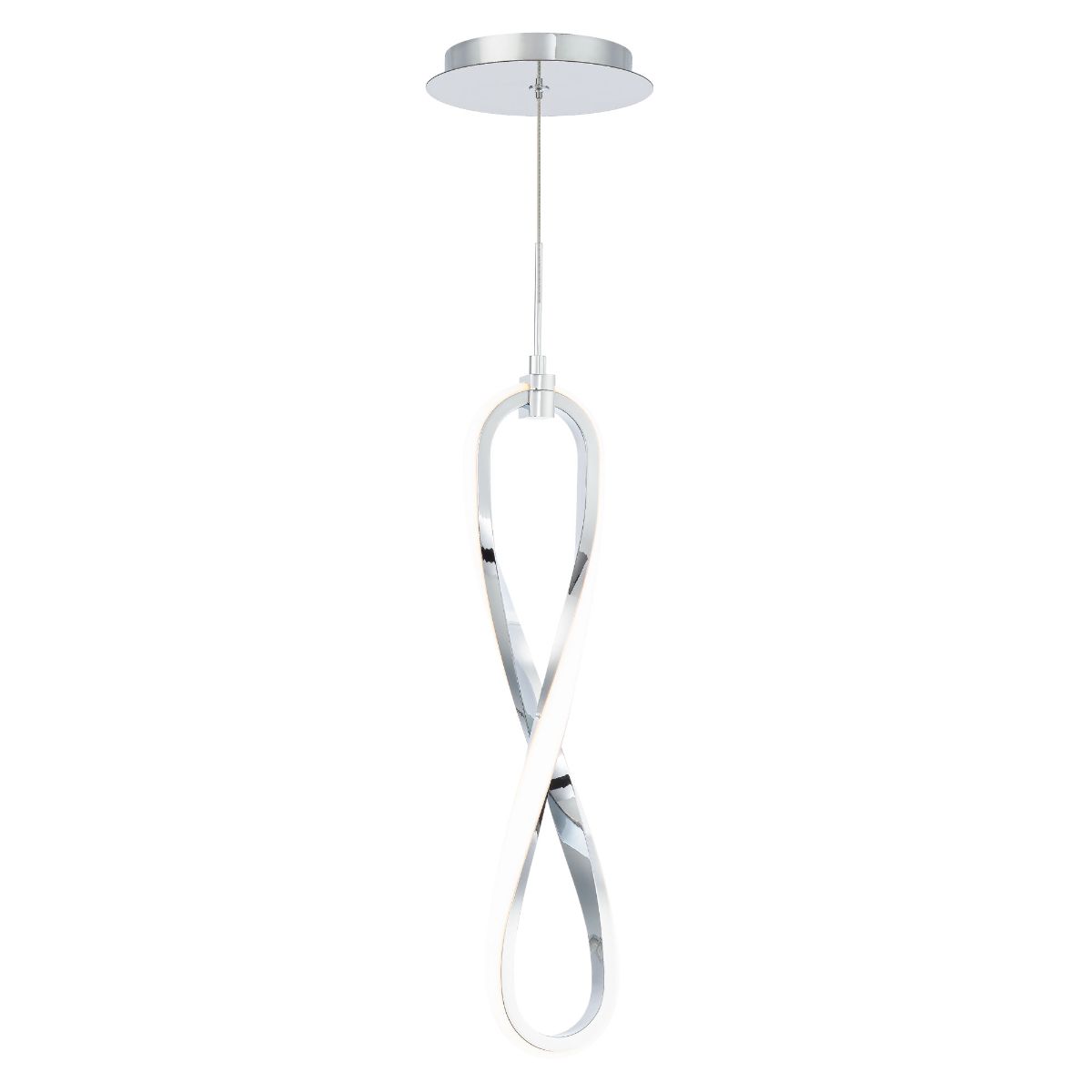 Marise 4 in. LED Pendant Light Chrome Finish