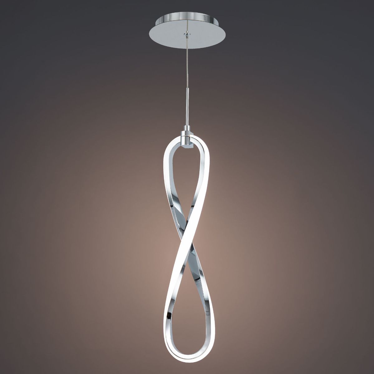 Marise 4 in. LED Pendant Light Chrome Finish