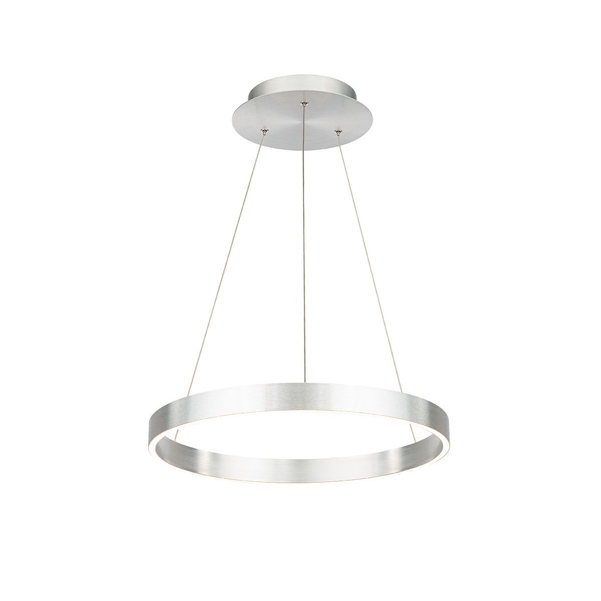 Sirius 18 in. LED Pendant Light Aluminum Finish