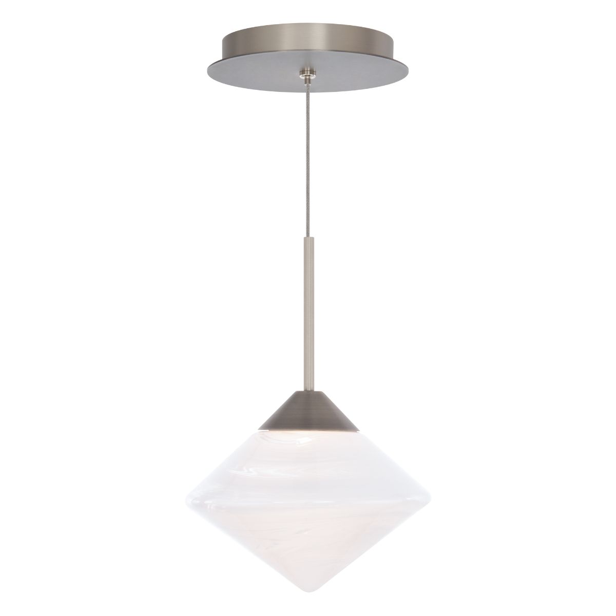 Chrysalis 7 in. LED Pendant Light Brushed Nickel Finish