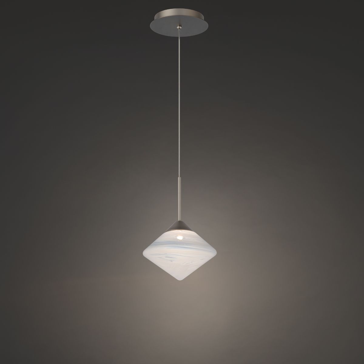 Chrysalis 7 in. LED Pendant Light Brushed Nickel Finish