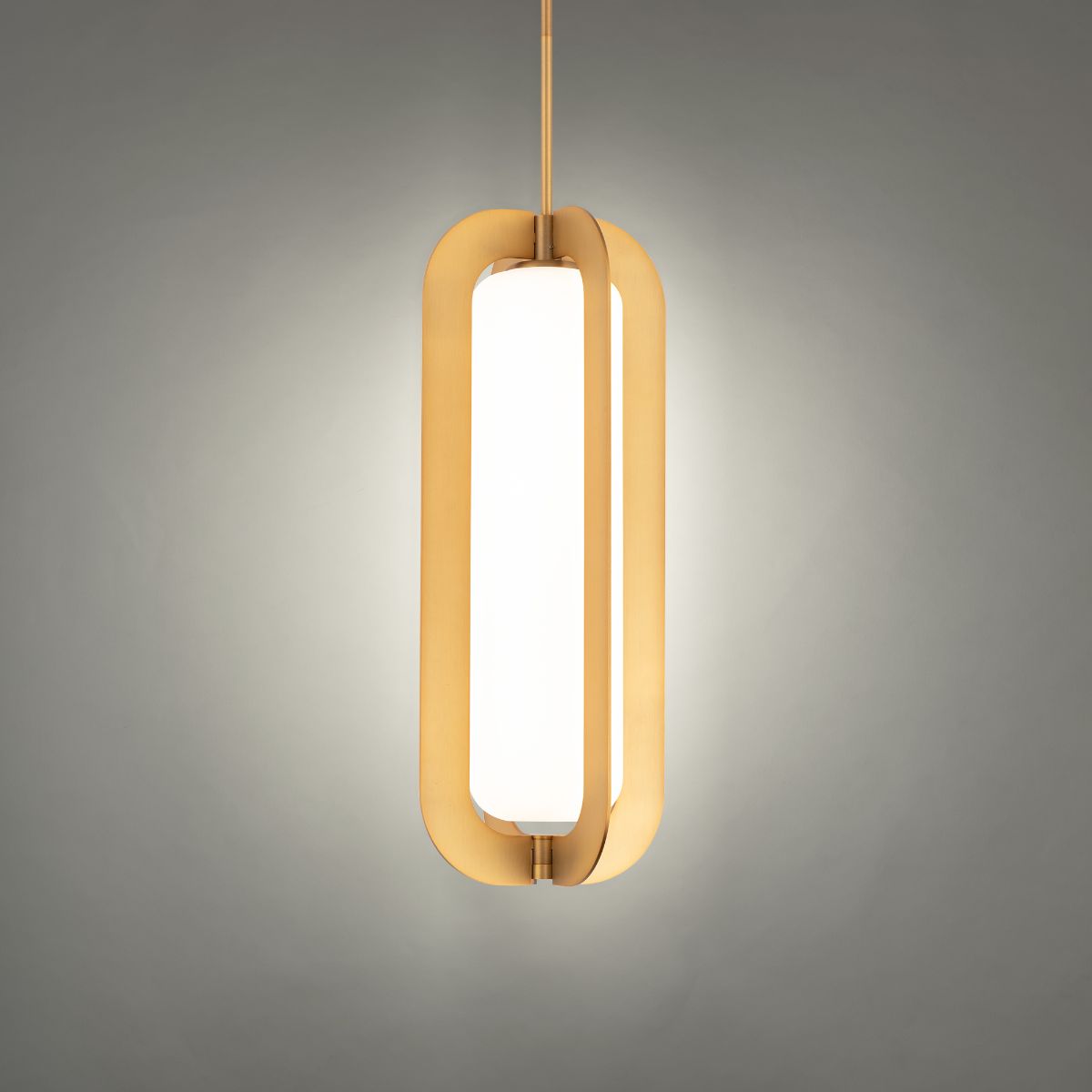 Echelon 22 in. LED Pendant Light 3000K Brass finish - Bees Lighting