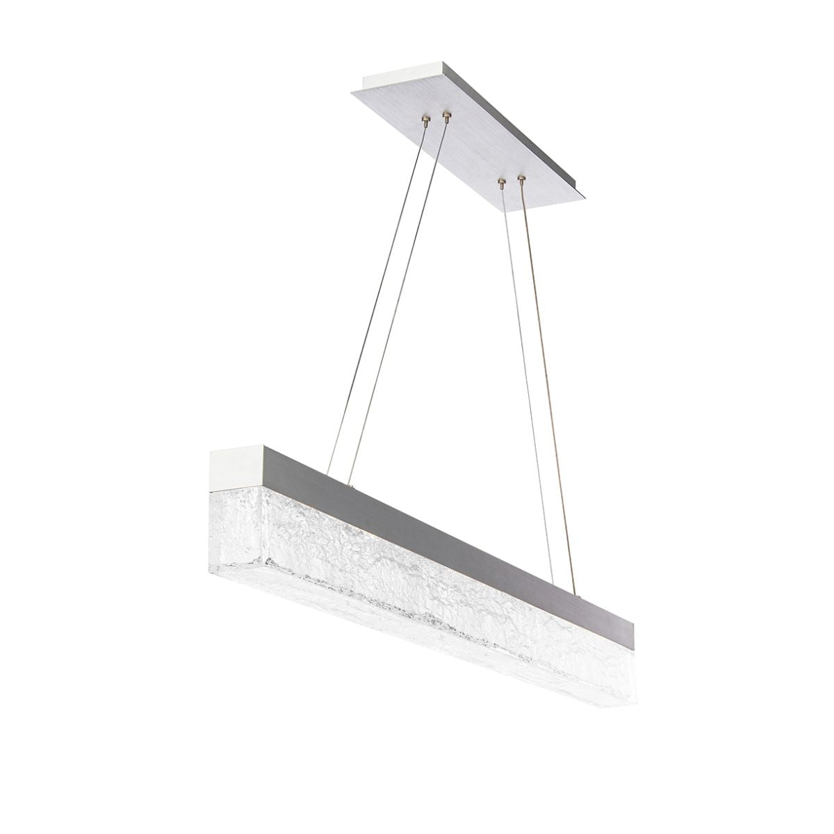 Marques 45 in. LED Pendant Light Aluminum Finish