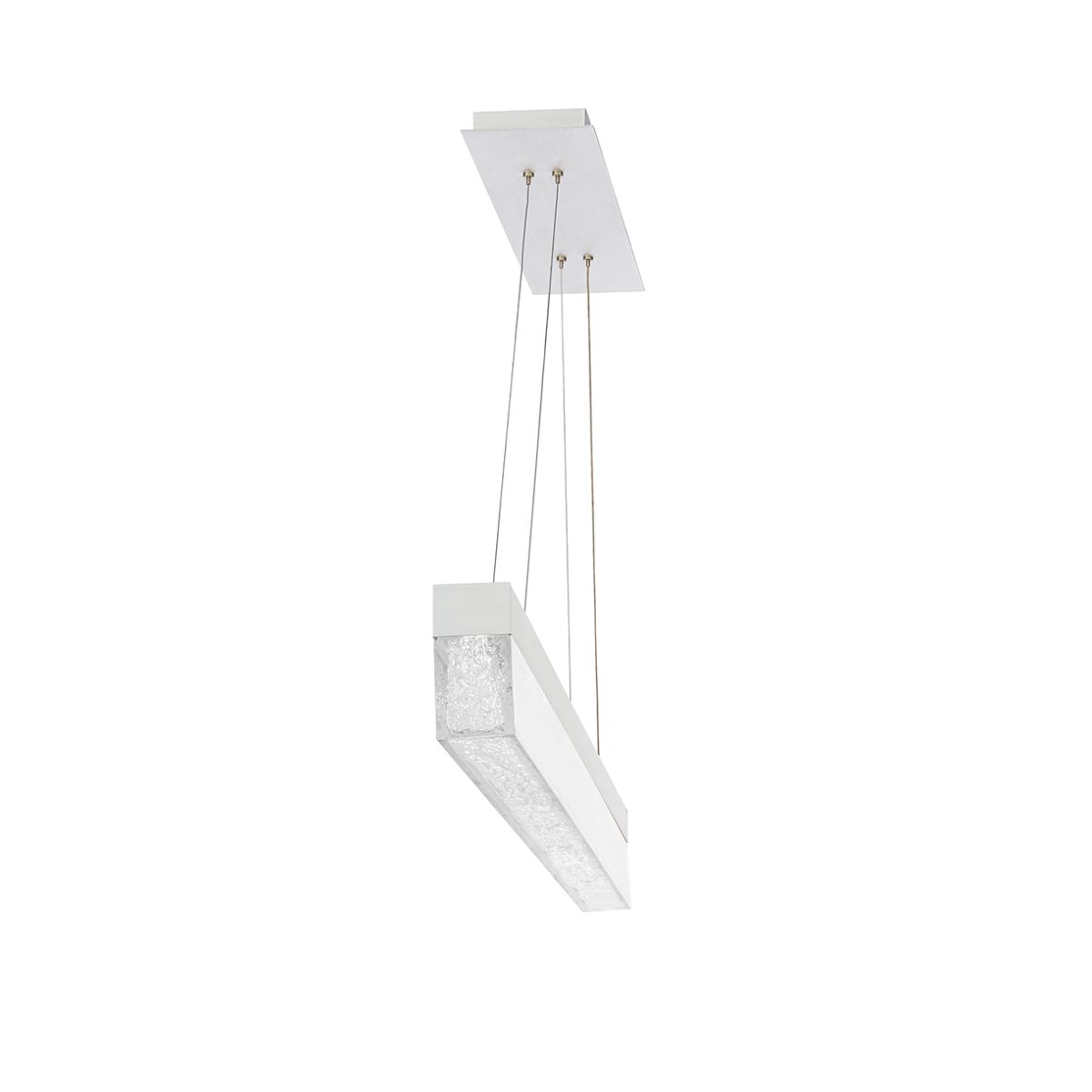 Marques 45 in. LED Pendant Light Aluminum Finish