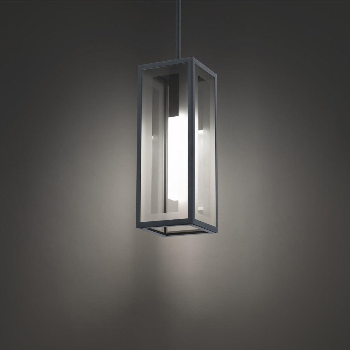 Cambridge 6 In. LED Outdoor Pendant Light Black finish - Bees Lighting